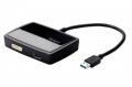 Turgus USB 3.0 adapteris leidžia jūsų nešiojamajam kompiuteriui  naudoti 3 ekranus